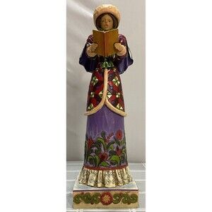 Jim Shore WOMAN CAROLER 2006 Here We Come Figurine 4005327 Heartwood Creek